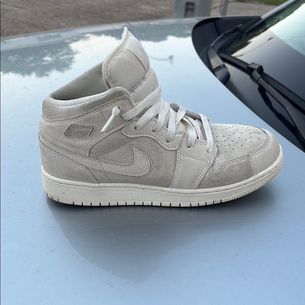 Light Gray High-Top Sneakers